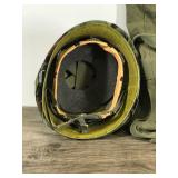 US Military Kevlar and Bag