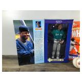 1997 Ken Griffey Jr. Starting Line Up Doll - Wheaties Ceral 1991 Minnesota Twins World Champions Box (Kirby Puckett & Kent Hrbek - Twins baseball with signature - Ken Griffey Jr Beanie Baby