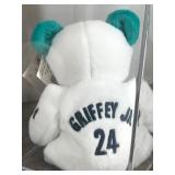 1997 Ken Griffey Jr. Starting Line Up Doll - Wheaties Ceral 1991 Minnesota Twins World Champions Box (Kirby Puckett & Kent Hrbek - Twins baseball with signature - Ken Griffey Jr Beanie Baby