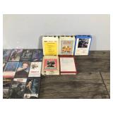 Music Cassette Tapes & 8 Track Tapes - Aerosmith - Elvis - Hank Williams - Deep Purple - Steve Miller Band and More
