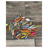 Large Lot of Lead Weighted Fishing Lures