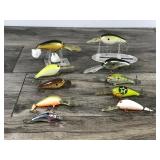 Lot of 10 Norman Fishing Lures