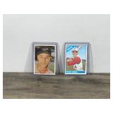 1966 Topps Pete Rose Baseball Card #30 & 1957 Tito Francona Baseball Card #184