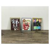 Lot of 3 Collectible Football Cards - See description for more info