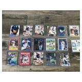 Lot of 17 Collectible Baseball Trading Cards - Ken Griffey Jr., Kirby Puckett, Derek Jeter, Nolan Ryan, Cal Ripken Jr.