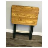 Fold Up Wooden TV tray