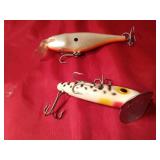 Jitterbug lure and 1 other lure