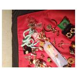 Lot of vintage jewelry and more
