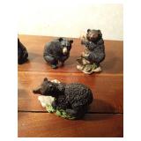 Set of resin bears