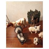 Lot of ceramic figurines