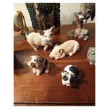 Lot of ceramic figurines