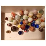 Vintage marbles and boulders (some have uranium)