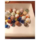 Vintage marbles and boulders (some have uranium)