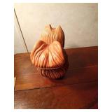 Squirrel ceramic cookie jar by Ayner