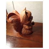 Squirrel ceramic cookie jar by Ayner