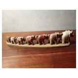 Stone elephants made in India