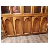 Vintage solid wood china cabinet