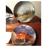 3 Numbered BNSF railway plates - See details below