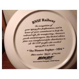 3 Numbered BNSF railway plates - See details below