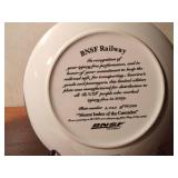 3 Numbered BNSF railway plates - See details below