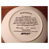 3 Numbered BNSF railway plates - See details below