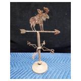 Tabletop moose weathervane