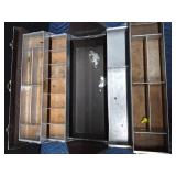 Vintage Kennedy all metal 2-sided fold out tackle box