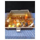 Tackle box of trolling lures and more