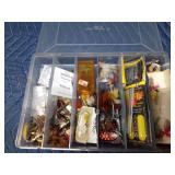 Tackle box of fly-fishing tackle