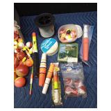 Vintage to new Bobbers and fish line