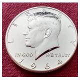 1964 Proof Kennedy Half Dollar