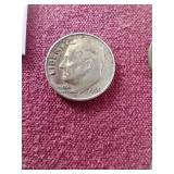 Small Mixed US Coin Lot - Silver Dime, Buffalo Nickel, Indian Penny, Etc