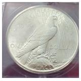 1922 Peace Dollar - ICG MS65 (Dallas Hoard)