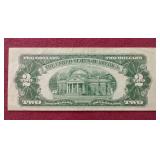 Nice Looking 1953 Red Seal $2 Note