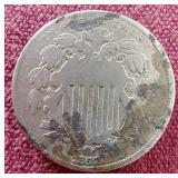 1867 Shield Nickel