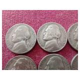(10) Silver War Nickels