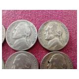 (10) Silver War Nickels