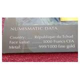 Chad .999 Gold Van Gogh Starry Night