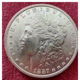 Beautiful 1887 Morgan Dollar