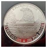 American History 1/2 oz Silver Round