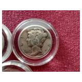 (5) Mercury Dimes
