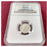2000-D Dime - NGC MS66