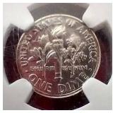 2000-D Dime - NGC MS66