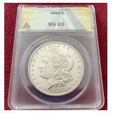 1886 Morgan Dollar - ANACS MS62