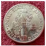 Nice Uncirculated 1944 Mercury Dime