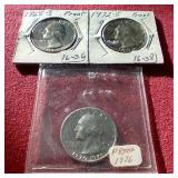 (3) Proof Washington Quarters