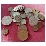 Small Mixed Foreign Coin Lot