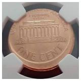 NGC Certified Struck Off Center 2001 Penny
