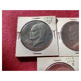 (5) Bicentennial Eisenhower Dollars