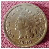 1908-S Indian Penny - Key Date